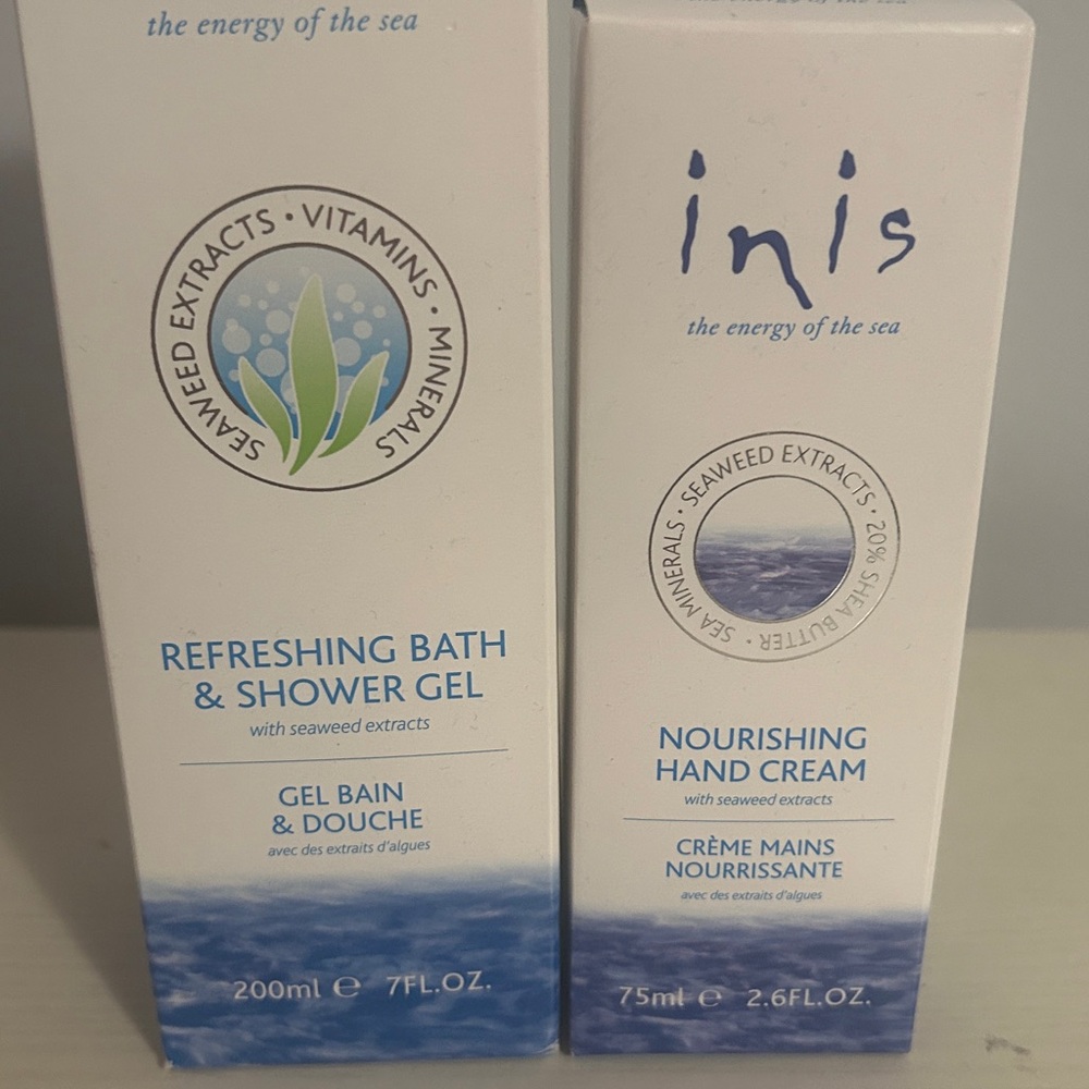 Inis refreshing Bath & shower gel + nourishing hand cream 200ml – New Sealed Box - Picture 2 of 4